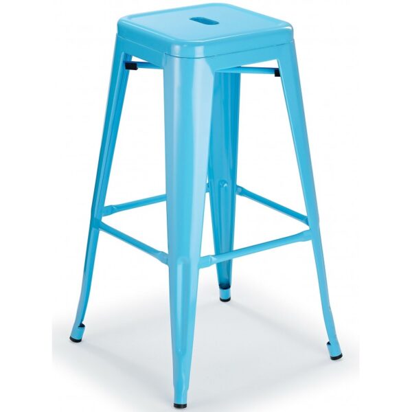 LOT DE 2 MARAIS TABOURET BLEU