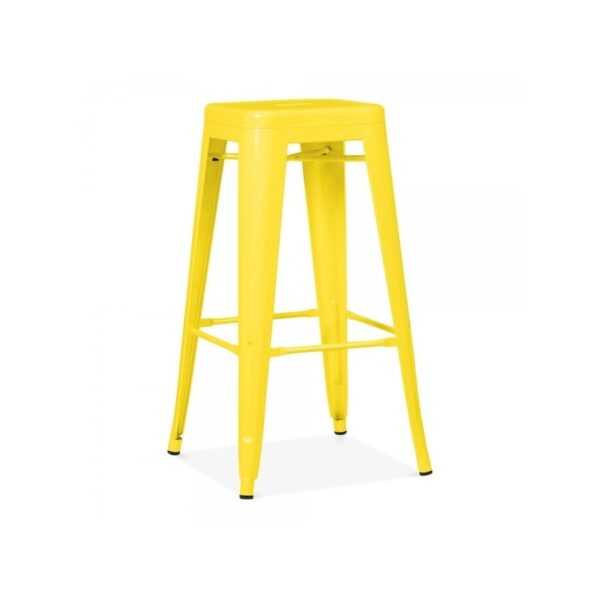 LOT DE 2 MARAIS TABOURET JAUNE