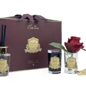 COTE NOIRE CANDLE BOX ROSE OUD