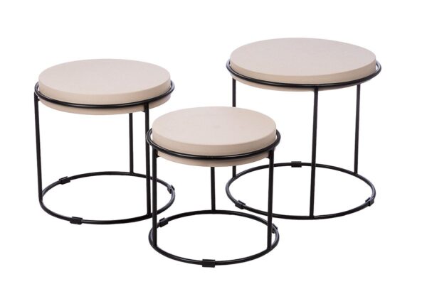 SIDE TABLES ROTONDA SET 3