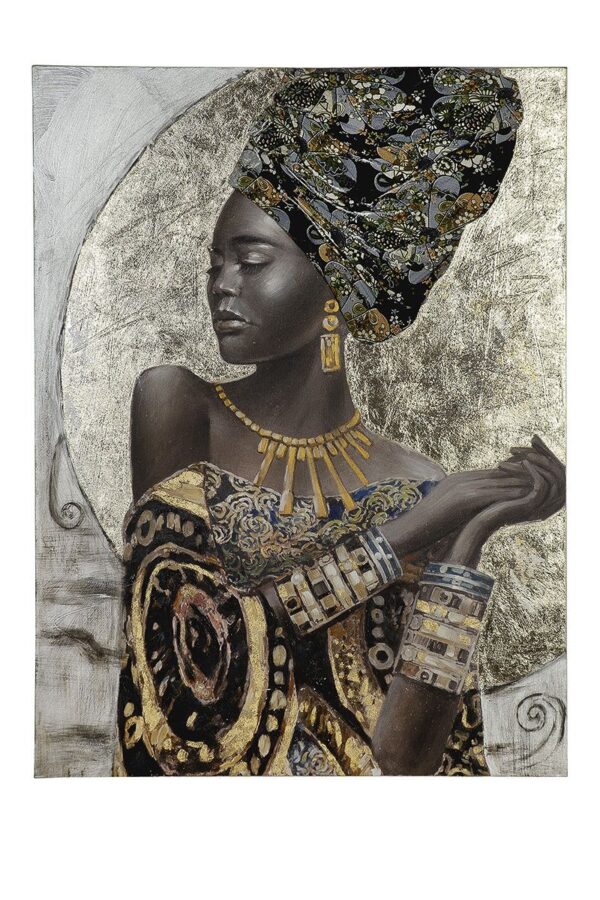 PAINTING AFRICAN LADY