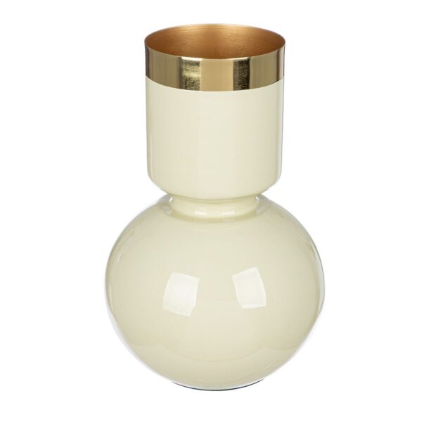 VASE RORO CREAM- H 28 CM