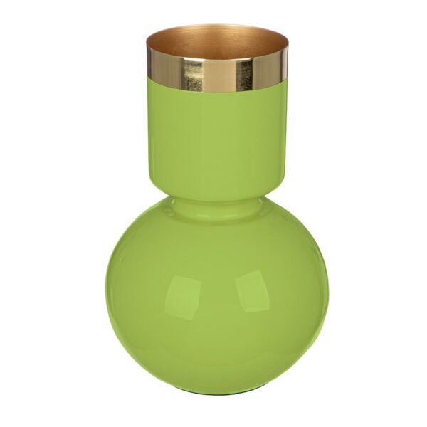 VASE RORO VERT- H 28 CM