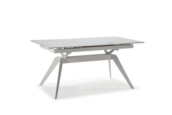 TABLE À MANGER LULA EXTENSIBLE BLANCHE