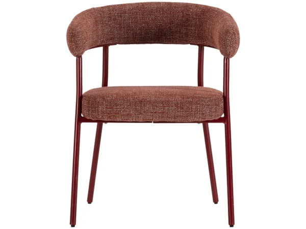 CHAISE YURI ROUGE ROUILLE