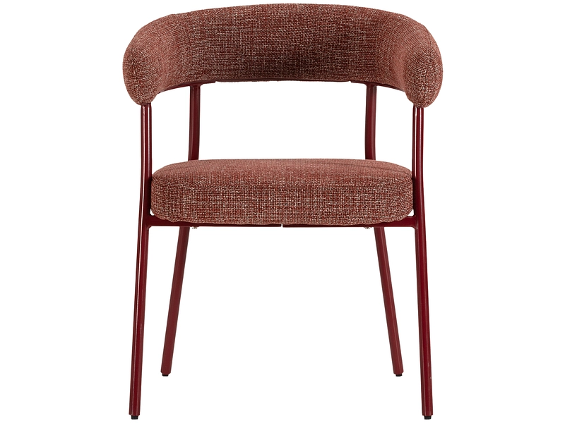 CHAISE YURI ROUGE ROUILLE